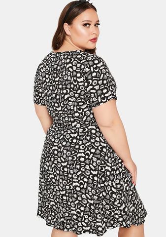 Curve Magic Mix Mini Dress