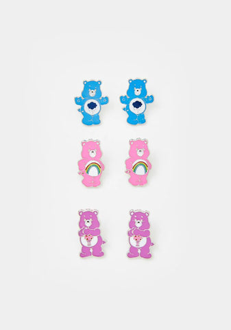 Cute As Fluff Earring Set