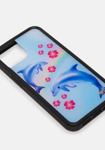 Dolphin Love iPhone Case