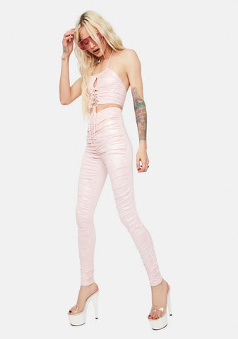 Sugar Sweet Victory Ruched Pants Set