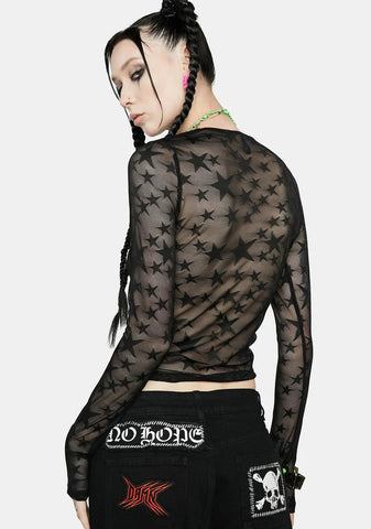 Stellar Headliner Fishnet Top
