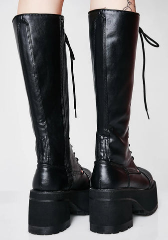 RANGER-302 Unisex Platform Knee High Boots