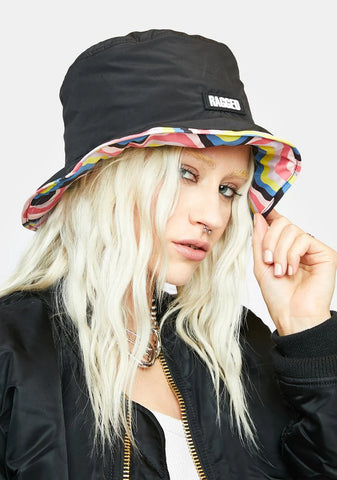 Trance Reversible Bucket Hat