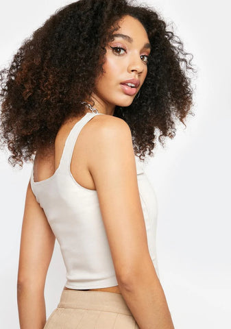 Latte In My Pocket Corset Top