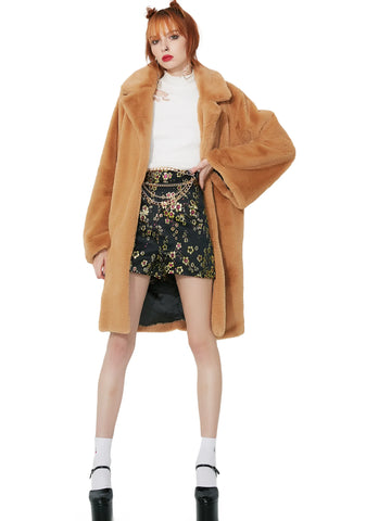 Fall Bloom Embroidered Shorts