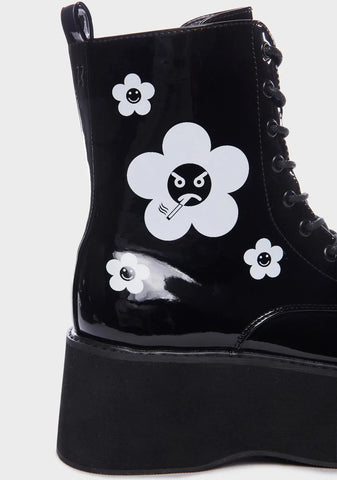Silent Screams Platform Boots
