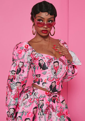 Sweet Catch A Kitten Corset Top