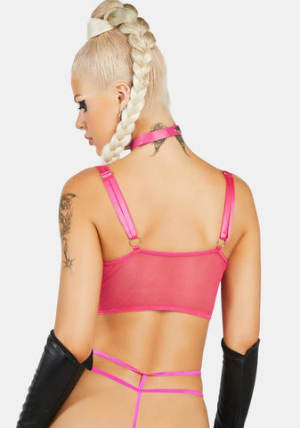 Take A Peek Lace G-String