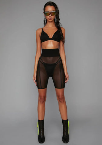 Winning Act Mesh Biker Shorts