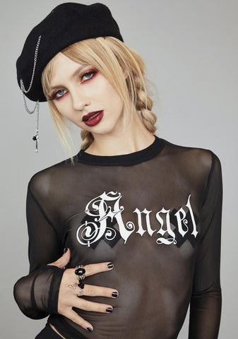 Underworld Rising Mesh Top