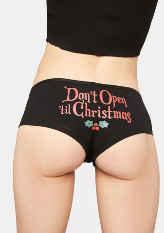 Don't Open Until Christmas Boyshorts