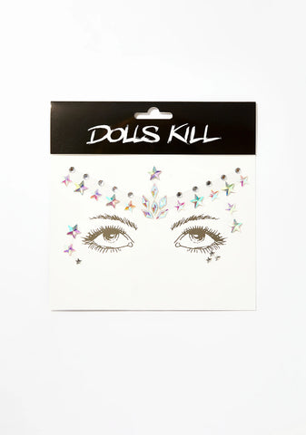 Northern Lights Iridescent Face Gems