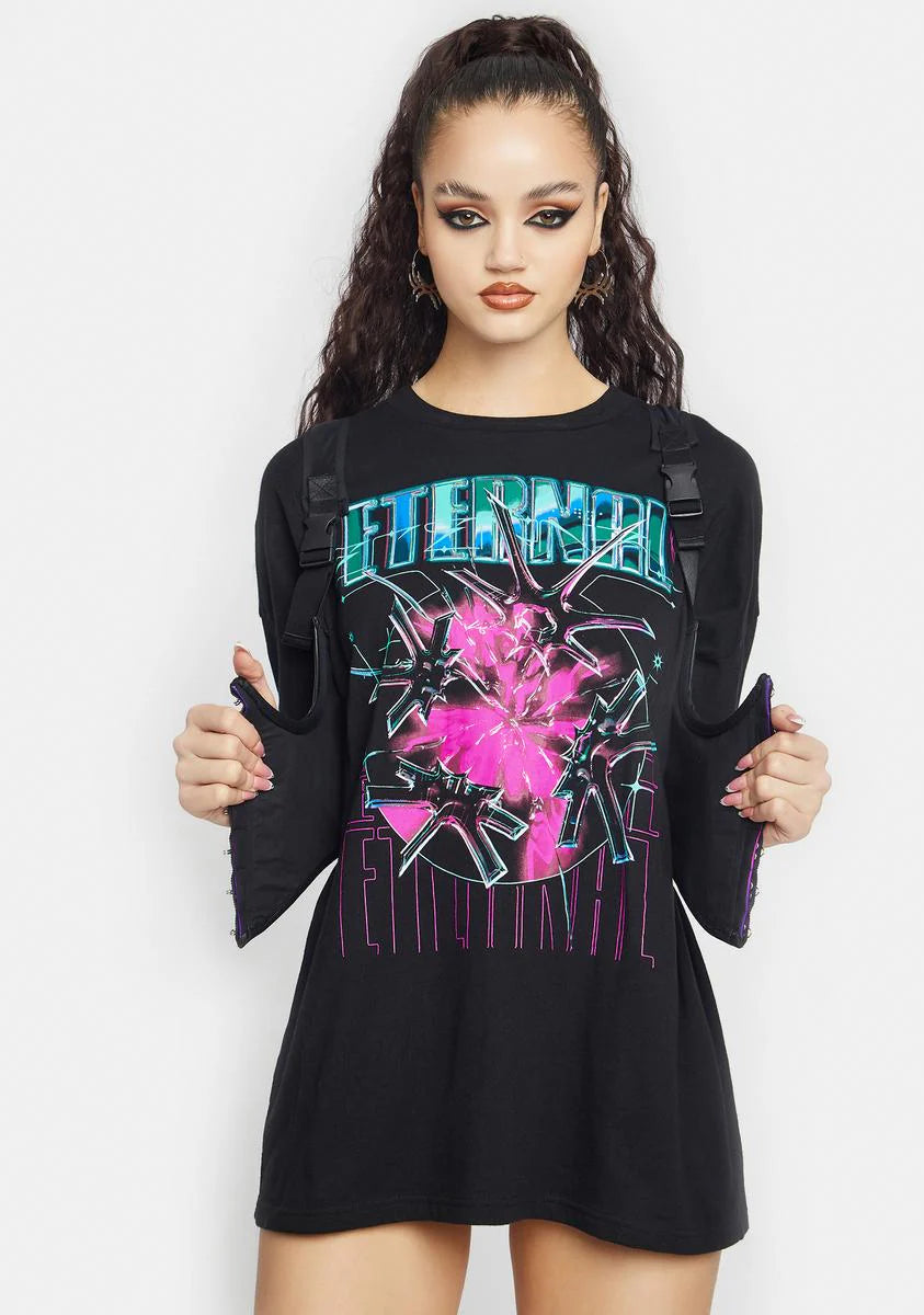 Eternally Famous Oversized Graphic Tee