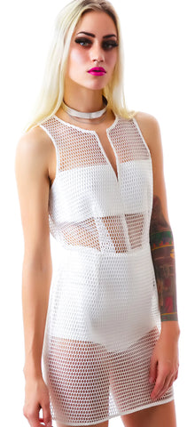 Censored Mesh Dress