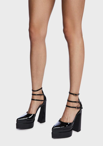 Call Me Up Platform Heels