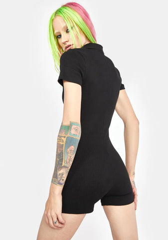 Play To Win Knit Romper