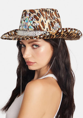 Wild Ryder Cheetah Cowboy Hat