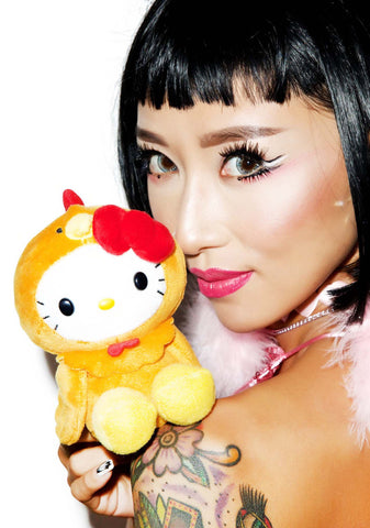 Farm Friends Hello Kitty Chicken Plush