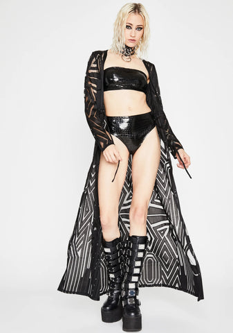 Dark Phoenix Empire Sheer Robe