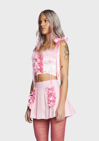 Artistic Dazzle Bustier Top