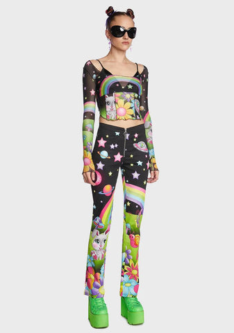 Cosmic Geometry Star Drop Earrings