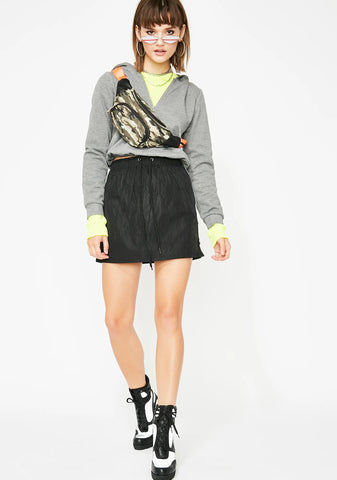 Stoned Fill My Cup Cropped Hoodie