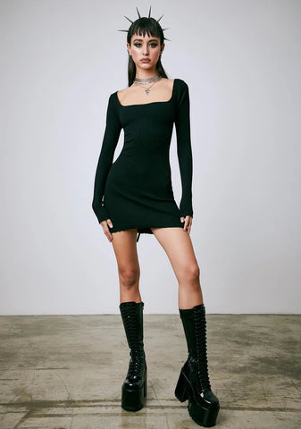 Sentenced To Life Mini Dress