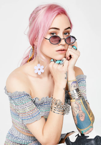 New Vibez Denim Sunglasses