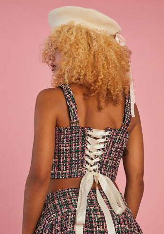 Pish Posh Tweed Corset