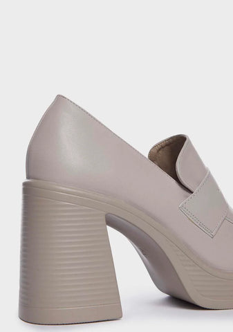 Natural Getaway Girl Heeled Loafers