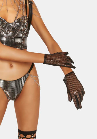 Moonlit Adventure Sequin Gloves