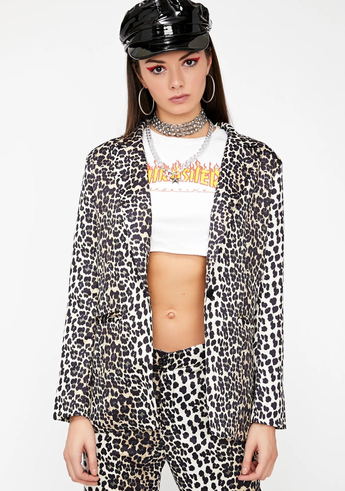 Killing 'Em Leopard Blazer