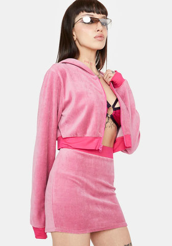 Life Into Luxury Velour Hoodie