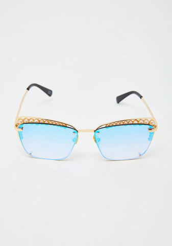 Clear Vision Rectangle Sunglasses