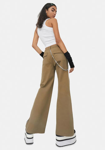 Chasing Pavements Wide Leg Pants