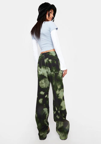Top Of The Tree Tie Dye Jeans