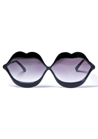 Black Lip Service Sunglasses