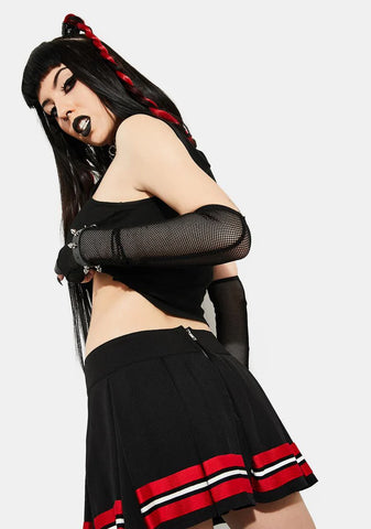 Chaotic Evil Graphic Crop Top