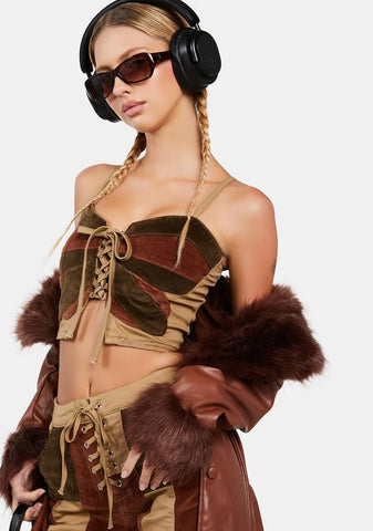 Struck By Wonder Butterfly Top