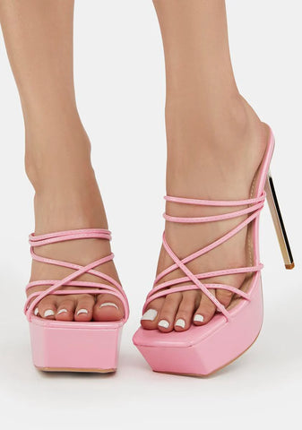Joslyn Strappy Platform Stiletto Heels