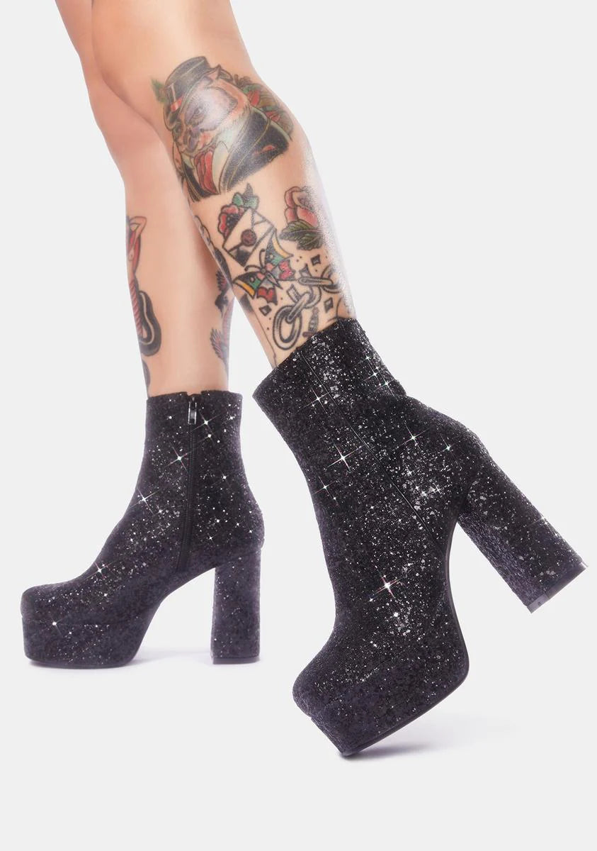 Party Time Glitter Boots