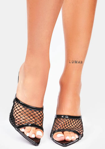 Dark One Of The Fam Kitten Heels