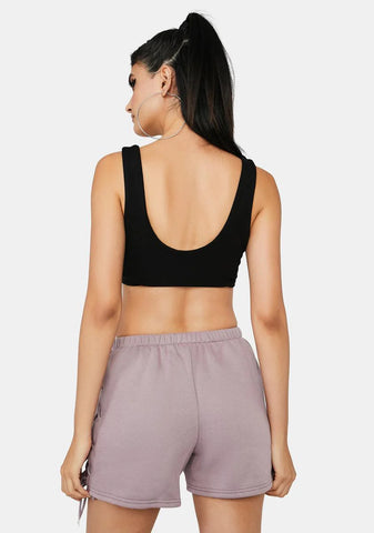 Mauve Lay It On The Line Lounge Shorts