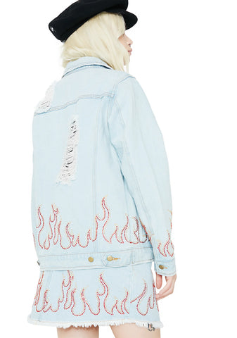 Wildfire Distressed Denim Jacket