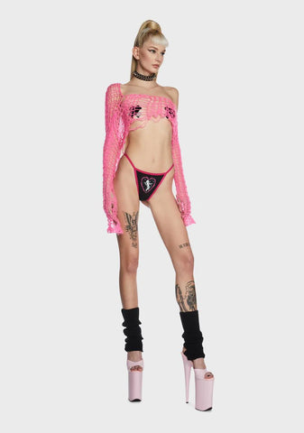Cupid's Heart Thong Panty