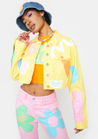 Lemon Drop Trucker Jacket