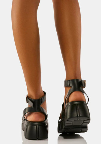 Fair Fighter Platform Sandals