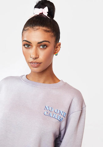 X Care Bears No One Cares Crewneck Sweatshirt