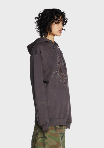 Diamante Scorpion Hoodie