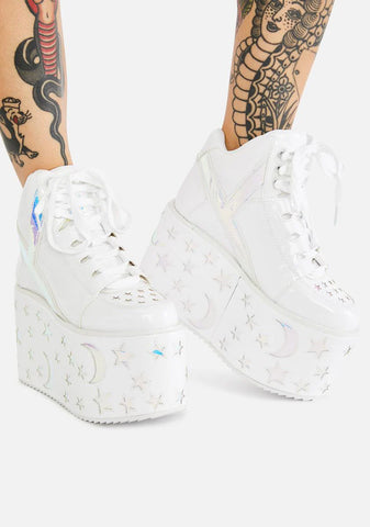 Qozmo Moon Star Platform Sneakers